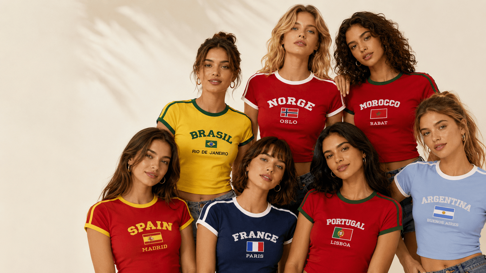 Baila Oslo damekolleksjon — modeller i nasjonale baby-tees